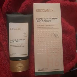 NEW SEALED Biossance Squalane + Elderberry Jelly Cleanser FULL SIZE 150ml/5.07oz